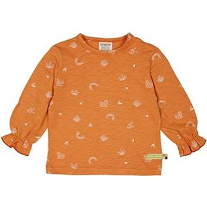 loud + proud Uniseks kindershirt met opdruk, GOTS-gecertificeerd, karrood, 98-104