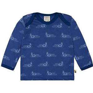 loud + proud Uniseks kinderprint, GOTS-gecertificeerd shirt, ultramarijn, 62/68, Ultramarijn, 62/68 cm