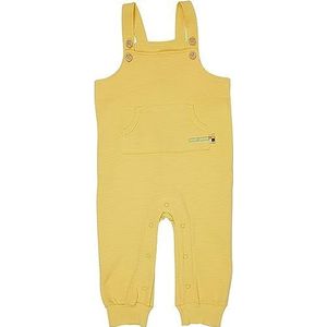 loud + proud Unisex kinderribstructuur, GOTS-gecertificeerd, tuinbroek, goud, 62/68, goud, 62/68 cm