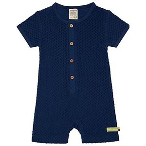 loud + proud Unisex baby badstof met stippen, GOTS-gecertificeerde speler, ultramarijn, 86/92, Ultramarijn, 86/92 cm