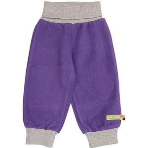 loud + proud Pantalon de loisirs en polaire pour fille, certifié GOTS, violet, 164 EU, Cayenne, 164