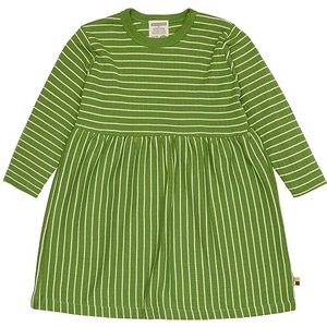 loud + proud Robe pour fille Derby Rib, certifiée GOTS, Vert clair, 74-80