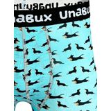 UNABUX - Boxershorts - Turquoise - Motiefprint