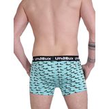 UNABUX - Boxershorts - Turquoise - Motiefprint
