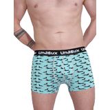 UNABUX - Boxershorts - Turquoise - Motiefprint