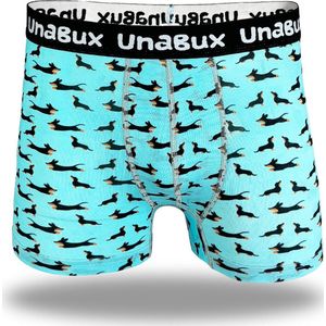 UNABUX - Boxershorts - Turquoise - Motiefprint