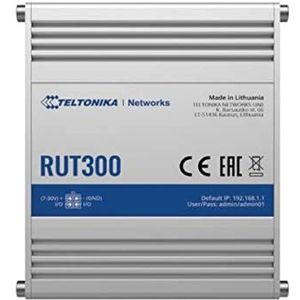 Teltonika - RUT300 - Router - Zwart - Robuuste Ethernet-router