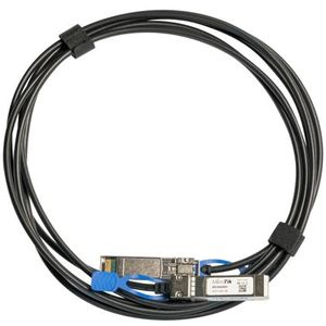 MikroTik - XS+DA0001 - SFP/SFP+/SFP28 Kabel - Zwart - 1 m, 1G/10G/25G
