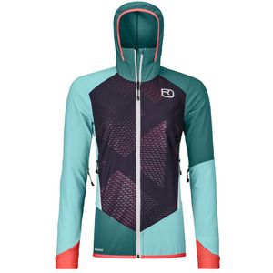 Ortovox - Col Becchei - Softshelljack - Zwart - Waterafstotend, Donsisolatie, Versterkte Panelen