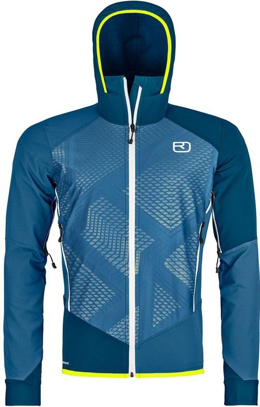 ORTOVOX - Becchei Kraag - Heren Jas - Bergblauw