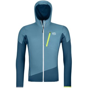 Ortovox - Ladiz Hybrid Jacket - Petrol Blue - Polyester/Merinowol/Polyamide