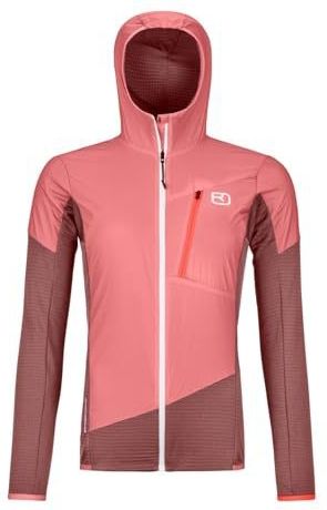 ORTOVOX Ladiz Hybrid Jacket W Coat Uniseks Volwassenen, Bergrosa, XS