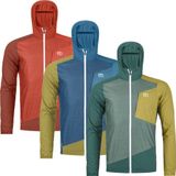 Ortovox - Windbreaker Jas - Petrol Blue - 55% Merino Wol 45% Polyamide