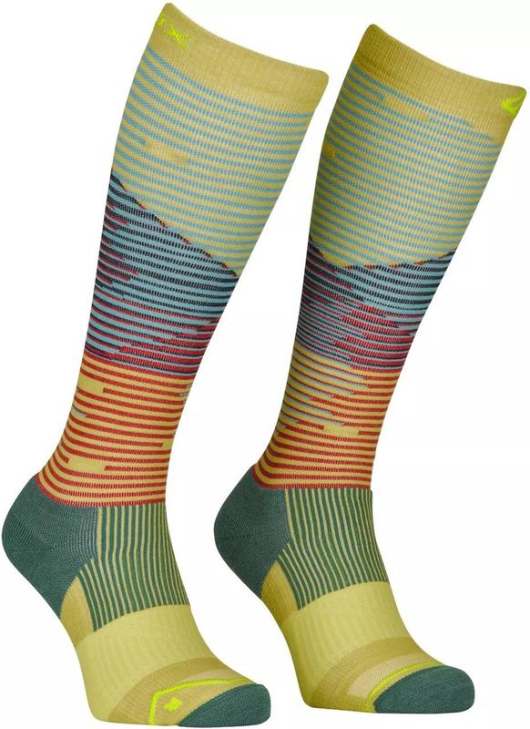 Ortovox - All Mountain Long Socks - Merinosokken - Bruin - 59% Polyamide, 39% Wol, 2% Elastaan