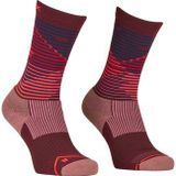 Ortovox - Womens All Mountain Mid Socks - Merinosokken - Rood