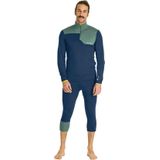 Ortovox - Fleece Light Zip Neck - Longsleeve - Blauw