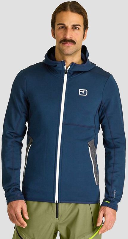 Ortovox Fleece Hoody Fleecevest (Heren |blauw)