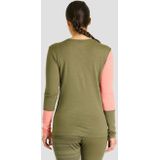 Ortovox - 185 Rock'N'Wool Long Sleeve - Thermoshirt - Olijfgroen - 100% Wol