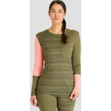 Ortovox - 185 Rock'N'Wool Long Sleeve - Thermoshirt - Olijfgroen - 100% Wol