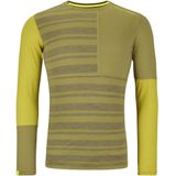 Ortovox - 185 Rock'N'Wool - Merino-ondergoed - Geel/Olijfgroen - Long Sleeve