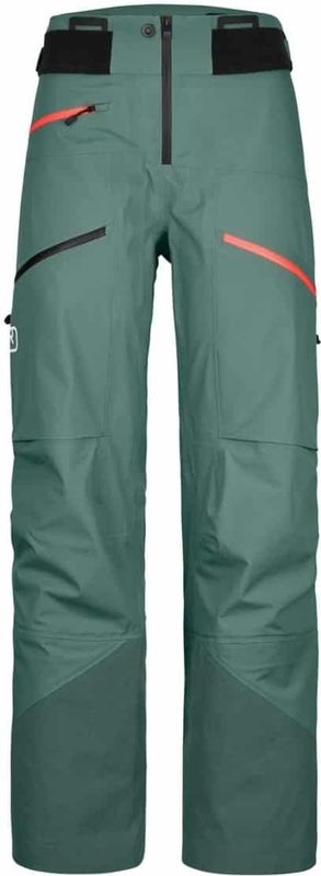 Ortovox - Women's 3L Deep Shell Pants - Skibroek - Turkoois - 100% Polyamide