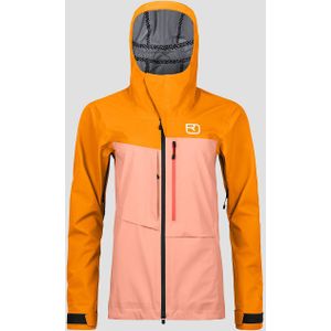 Ortovox Womens 3L Ravine Shell Jacket Ski-jas (Dames |oranje |waterdicht)