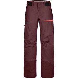 Ortovox - 3L Ravine Shell Pants - Skibroek - Bordeauxrood - Voor Dames