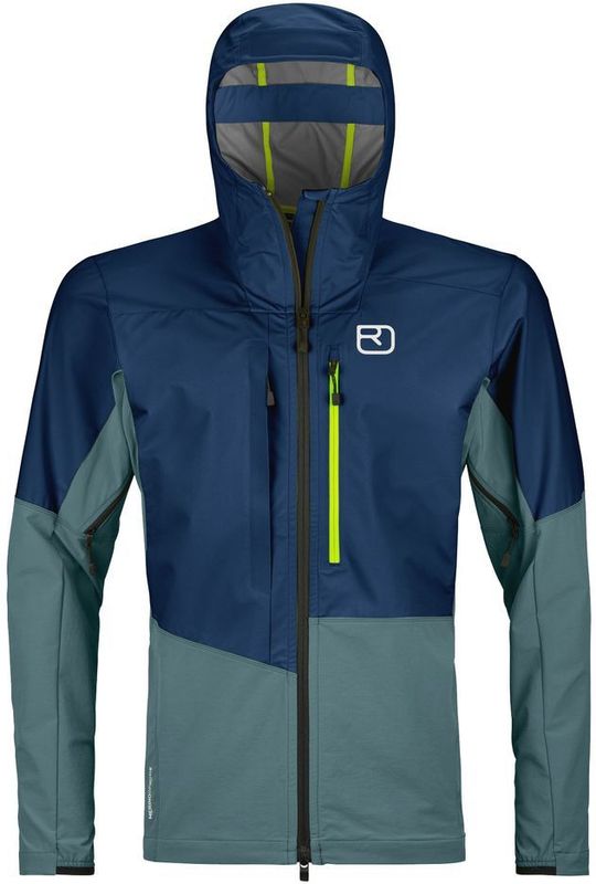 Ortovox Heren Mesola Jas - Hybride Hardshell-Softshell