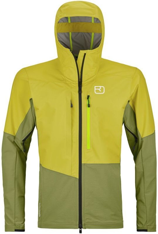 Ortovox - Mesola Jacket - Ski-jas - Olijfgroen/Geel