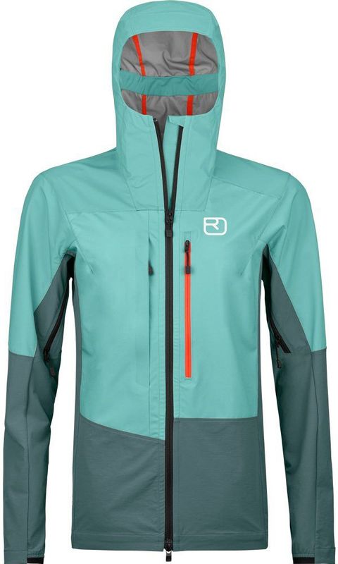 Ortovox - Womens Mesola Jacket - Ski-jas - Turkoois