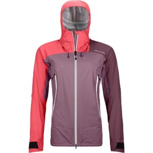 Ortovox - Westalpen 3L Light Jacket - Regenjas - Purper - 100% Polyamide