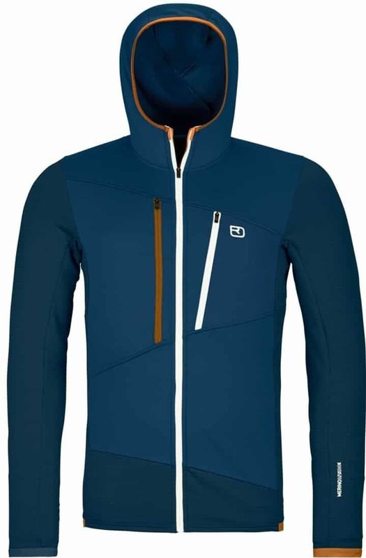 Ortovox - Fleece Grid Hoody - Fleecevest - Blauw