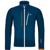 Ortovox - Fleece Grid Jacket - Fleecevest - Blauw - 66% Polyester