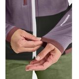 Ortovox - Womens Fleece Rib Jacket - Fleecevest - Turkoois - Stretch, 66% Polyester, 21% Wol, 8% Elastaan, 5% Polyamide