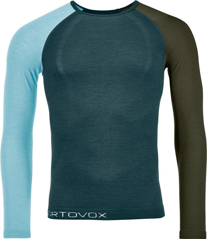 Ortovox - 120 Comp Light Long Sleeve - Thermoshirt - Blauw - 70% Wol, 30% Polyamide