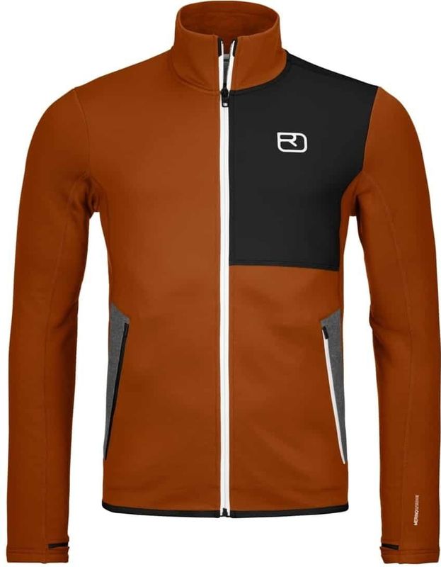Ortovox - Fleece Jacket Merinovest - Rood - Heren