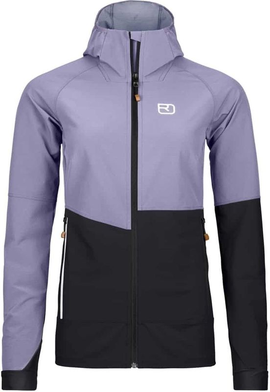 Ortovox - Punta Berrino - Softshelljack - Purper/Zwart