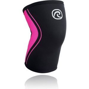 Rehband RX Kniebrace - 3 mm - Per stuk - Zwart/Roze - L