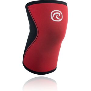 Rehband Kniebrace voor krachttraining, crossfit en intensieve training, 5 mm neopreen mouwen, in vele kleuren en maten, uniseks, kleur: rood, maat: S