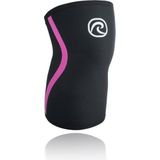 Rehband RX Kniebrace - 7 mm - Per stuk - Zwart/Roze - XS