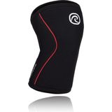 Rehband RX Kniebrace - 7 mm - Zwart/Rood - S