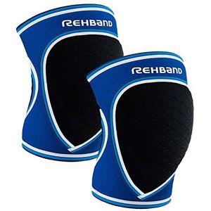 Rehband kniebeschermers 1 stuk of 1 paar, handbal & volleybal kniebeschermers - comfortabel & nauwsluitend, Kleur:Blauw - 1 Paar, Maat:XL