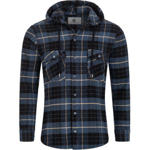 Rock Creek Hemd Kariertes Hemd mit Kapuze Regular Fit