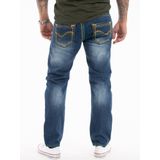 Rock Creek Jeans Comfort Fit dicke Nähte Loose Fit