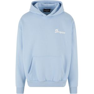 Dropsize Sweatshirt  lichtblauw / wit