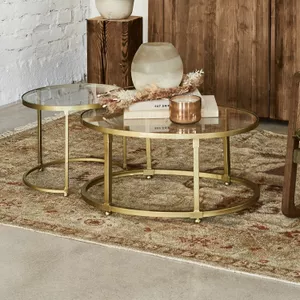 Salontafel Madison Sand | 80 cm | Vierkant - Gratis thuisbezorgd - Houten Meubel Outlet