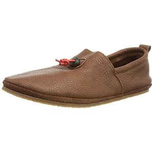 Pololo Unisex kinderen blote voeten koord outdoor donkerbruin platte slipper, donkerbruin, 27 EU