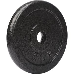 #DoYourFitness - 5 kg 100% gietijzer halterschijven - Haltergewichten - 28/29 mm boring - Diameter 128mm, dikte 19mm