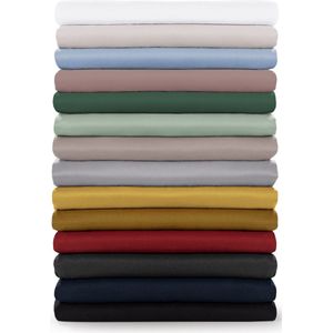 Snoozing percale katoen laken - Rood