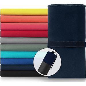 Blumtal Sporthanddoek microfiber: 120 x 60cm, donker oceaanblauw